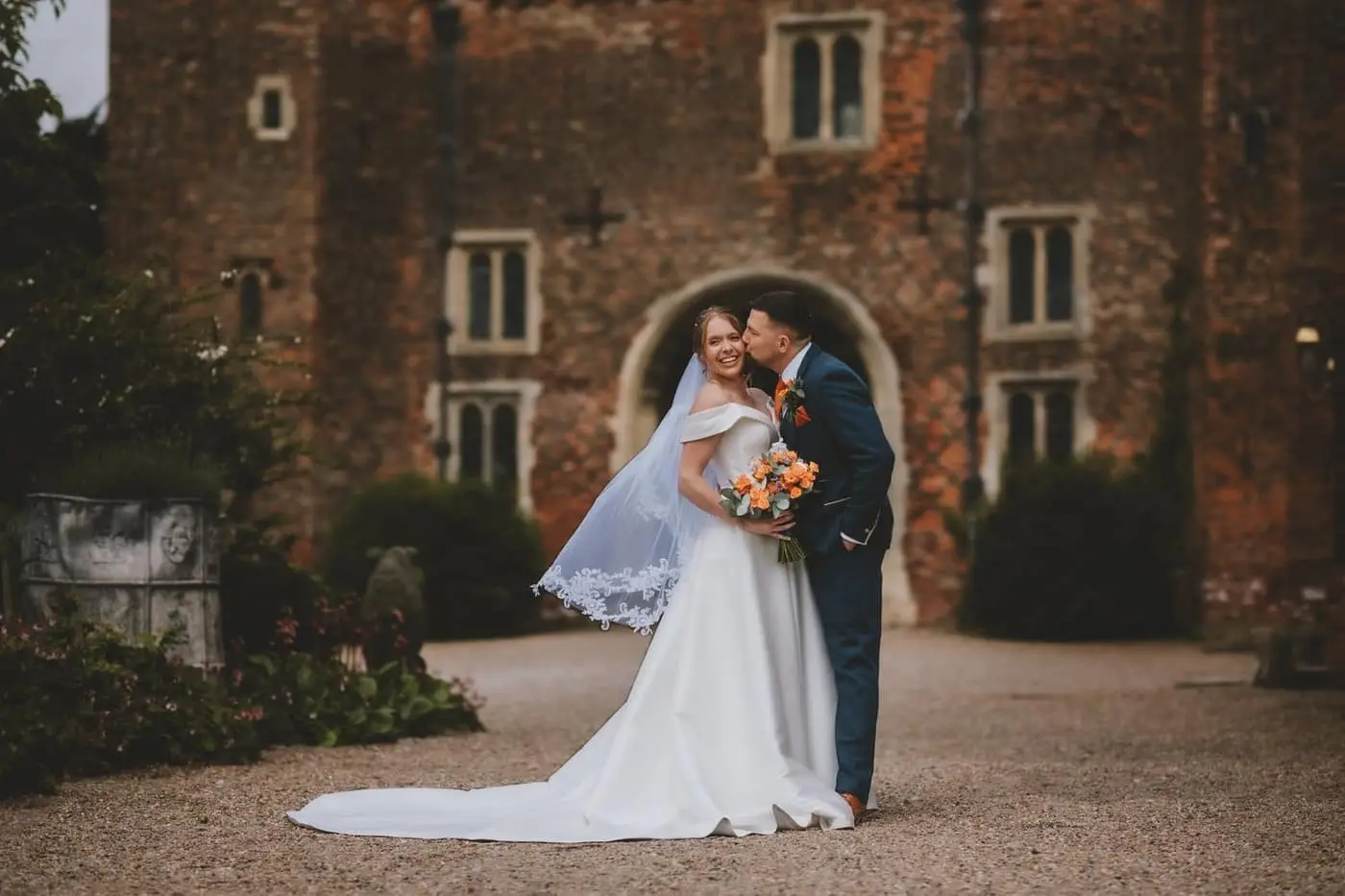 Megan & Ciaran on their wedding day, photographed by Nick and Nic