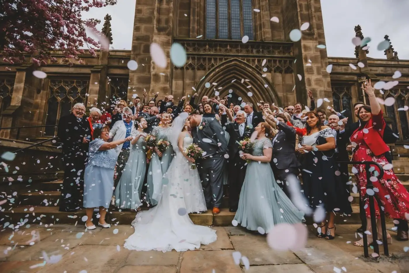 Jess & Scott on their wedding day, photographed by Nick and Nic